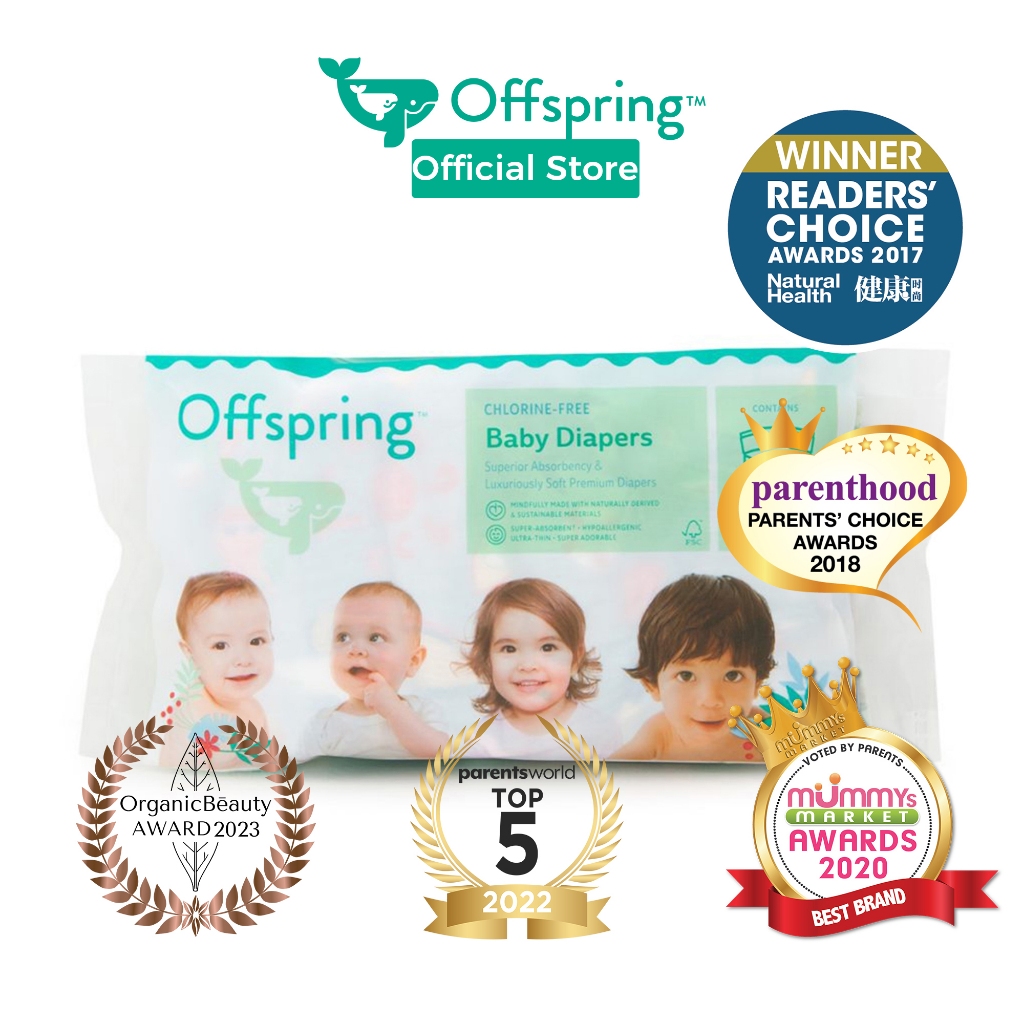 OFFSPRING Fashion Diaper Trial Pack (3 Pieces)