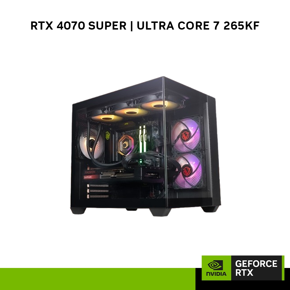 INVADER SUPREME S55 | RTX 4070 SUPER | ULTRA CORE 7 265KF GAMING DESKTOP