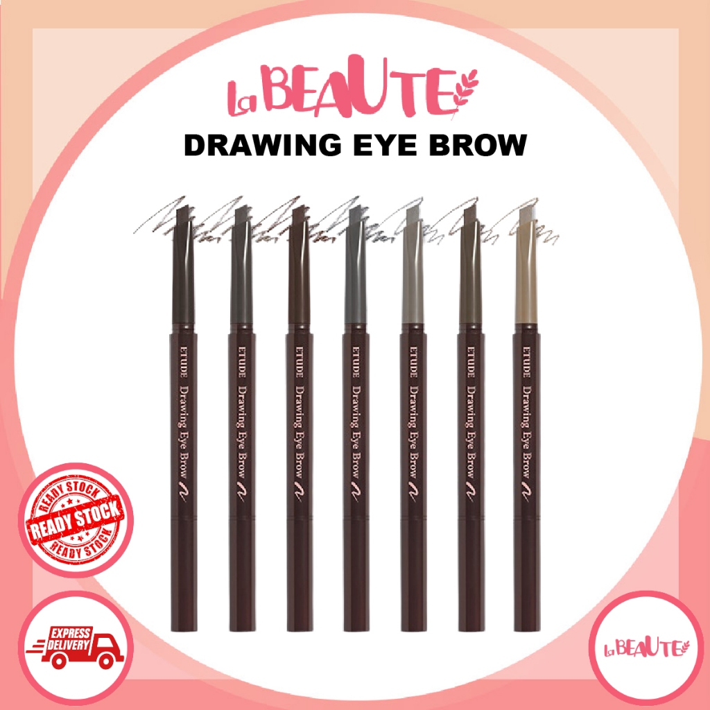 Etude House Drawing Eye Brow Pencil New 7 Colors Ready Stocks