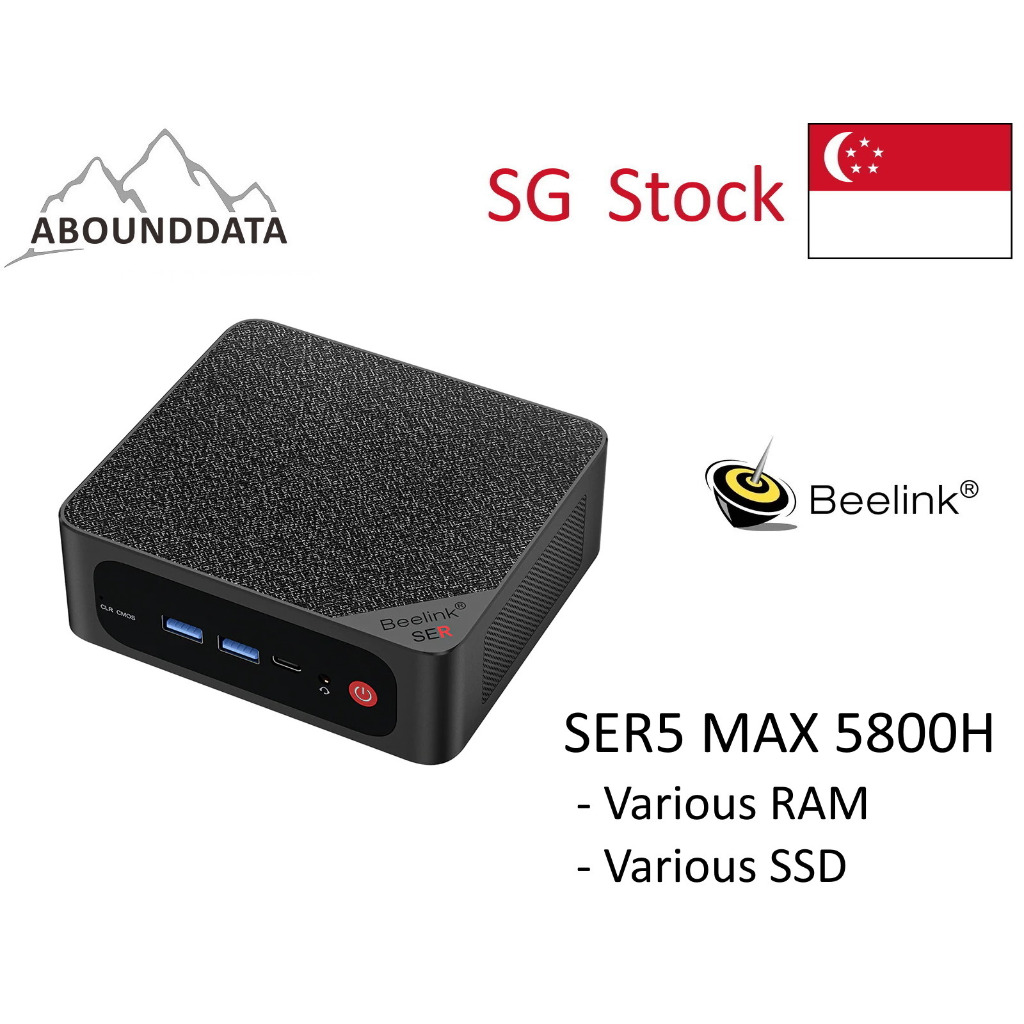 Beelink SER5 MAX Ryzen 7 5800H mini PC