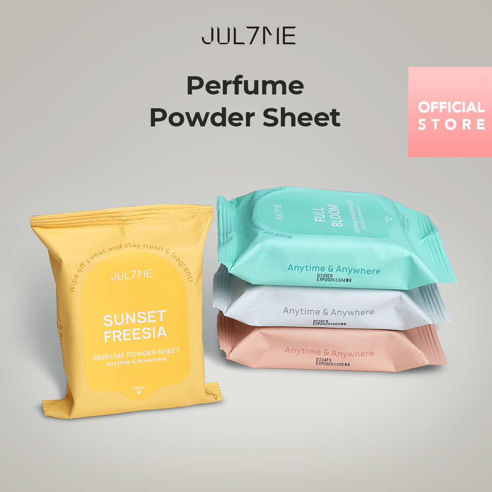 Julyme Perfume Powder Sheet 20 sheets Deodorant Body Wipes