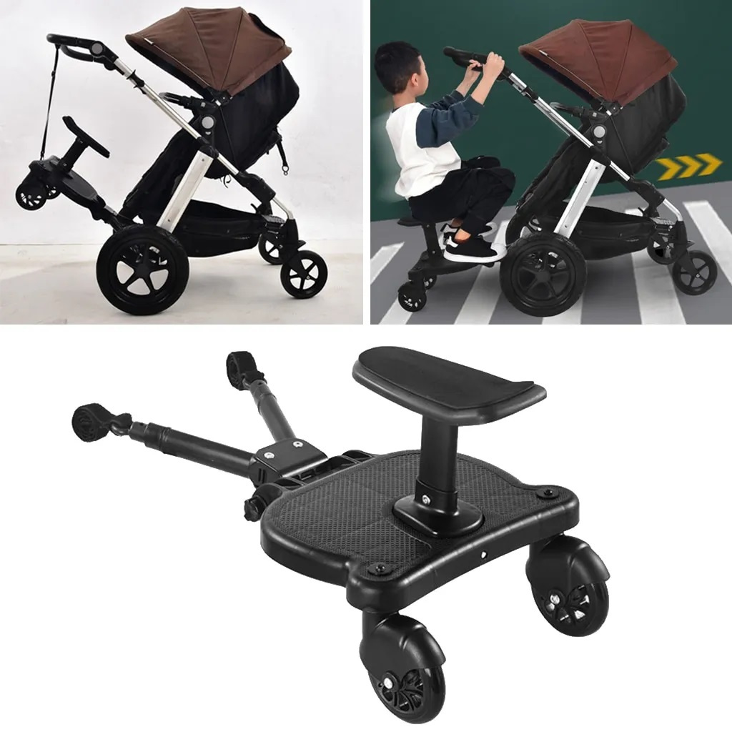 [INSTOCK FAST SHIPPING] Universal Stroller buggy Board 2-in-1 Board with Detachable Seat Standing Board