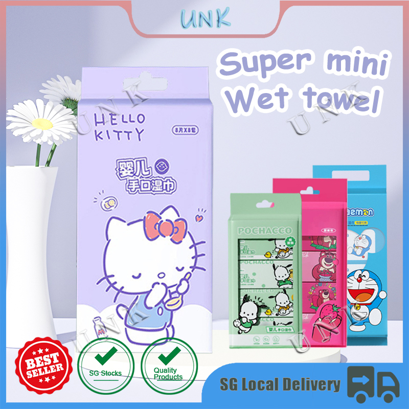 Portable Disney Wet Wipes Big Size Super Soft Non Alcohol Wet Tissue Wipes For Kids Hand/Mouth