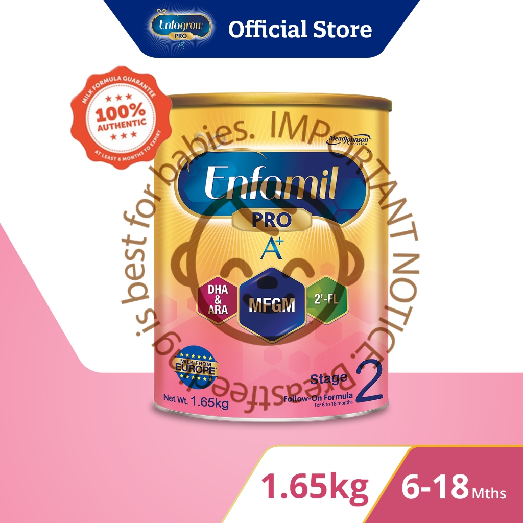 Enfamil Pro A+ Stage 2 Infant baby Milk Poder Formula (6M+) 1.65kg