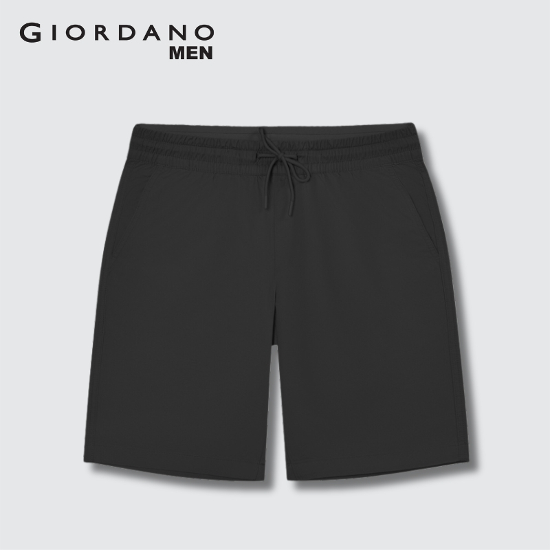 [No Exchange Allowed]Giordano Men 100% Cotton Drawstring Regular Fit Shorts
