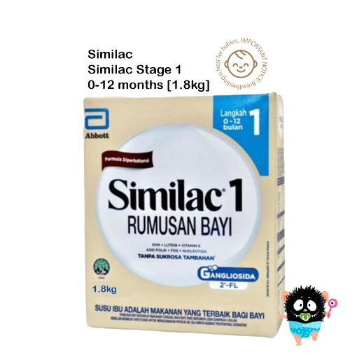 Similac 1 0-12months [1.8kg] - NEW PACKAGING REFILL