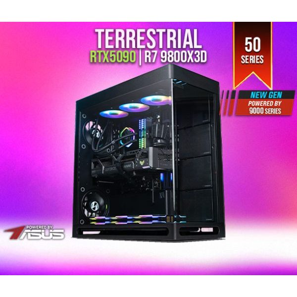 INVADER TERRESTRIAL T13 | RTX 5090 | Ryzen 7 9800X3D GAMING DESKTOP