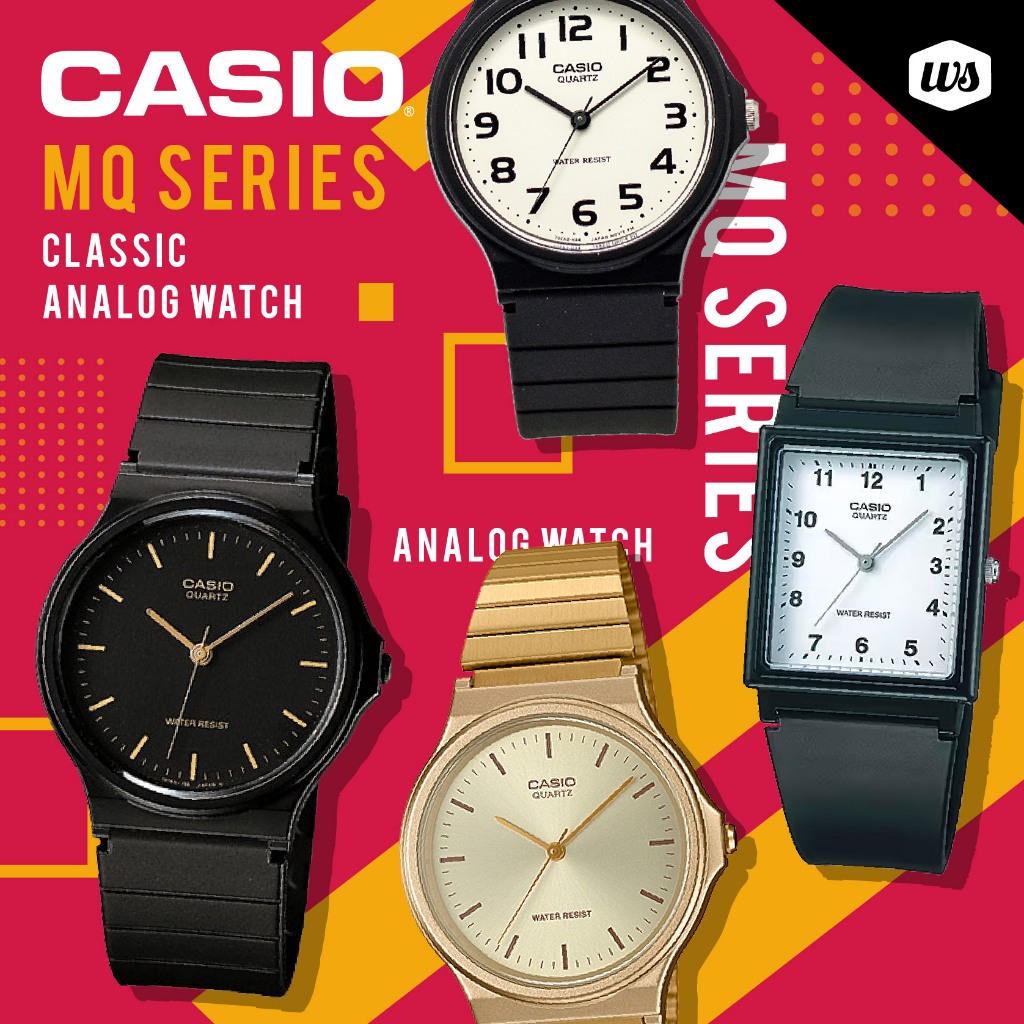[Watchspree] *100% Authentic* // CASIO MQ24 | MQ27 | MQ38 | MQ Series 1 Analog Watches // Free Shipping.