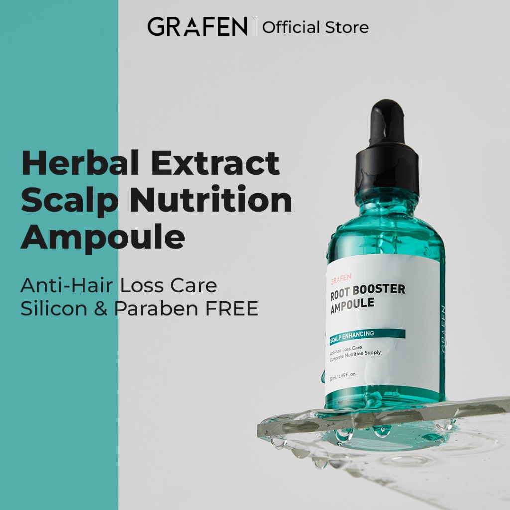 [GRAFEN] Root Booster Scalp Enhancing Ampoule 50ml [Anti-Hair Loss, Houttuynia cordata 100,000ppm, 10 types of Natural Herbal Extract]