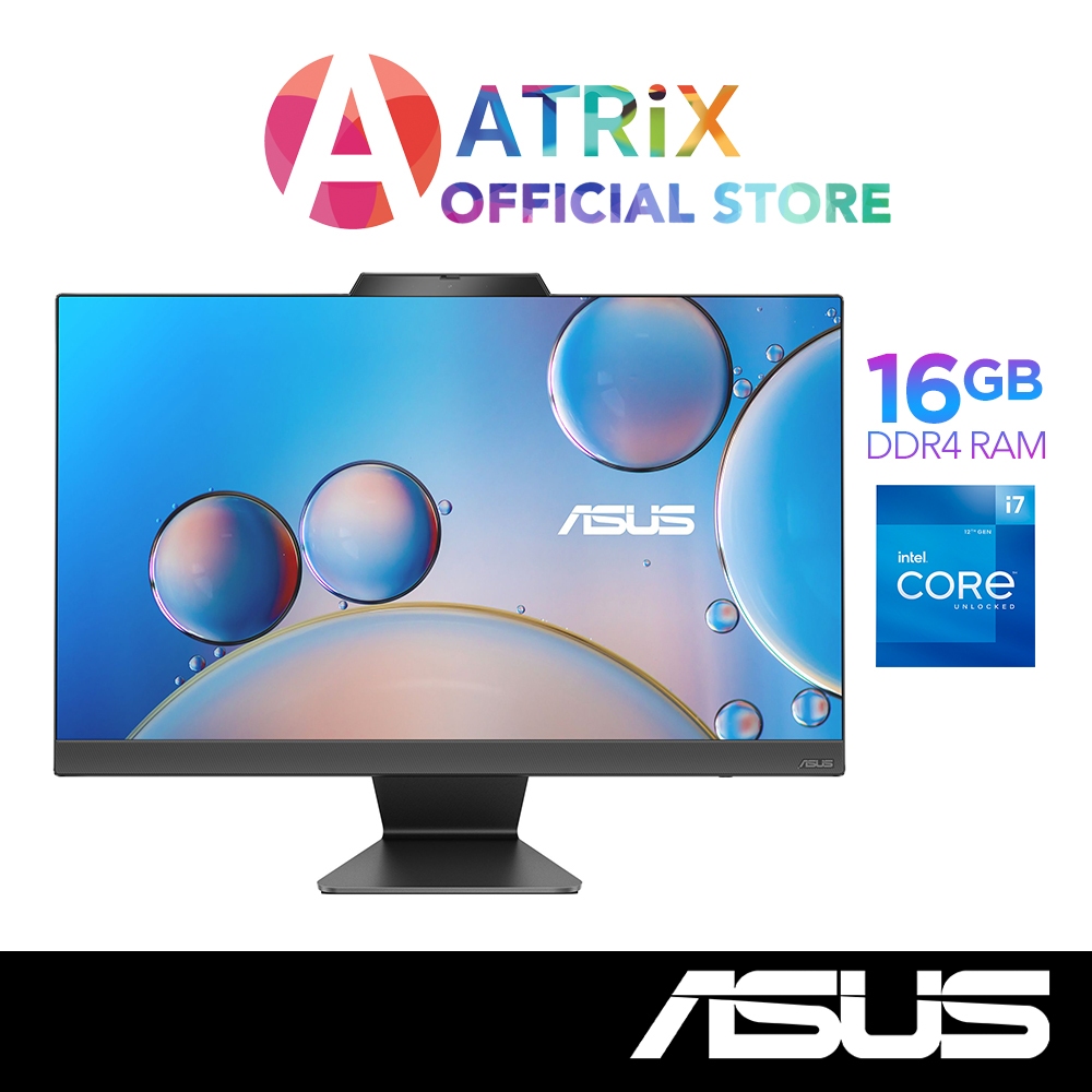 【Free MS Office】ASUS AIO A3402WBAK-BPC044W | 23.8