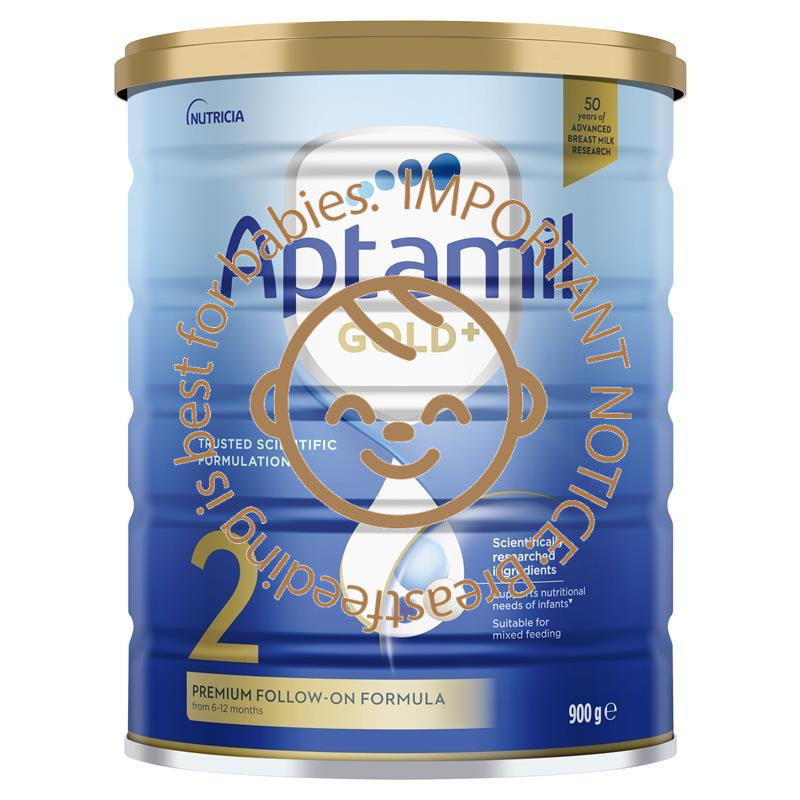 Aptamil Gold+ 2 Baby Follow-On Formula From 6-12 Months 900g