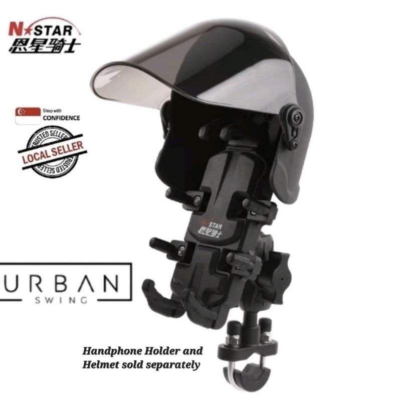 [SG??Seller] NStar Shock Absorber Phone Mount Mini Helmet Sunshade Visor