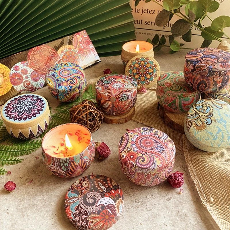 [SG STOCK] 2.2OZ Handmade Fragrance Candles Natural Soy Wax Scented Candle for Living Room Bedroom Home Decoration gift