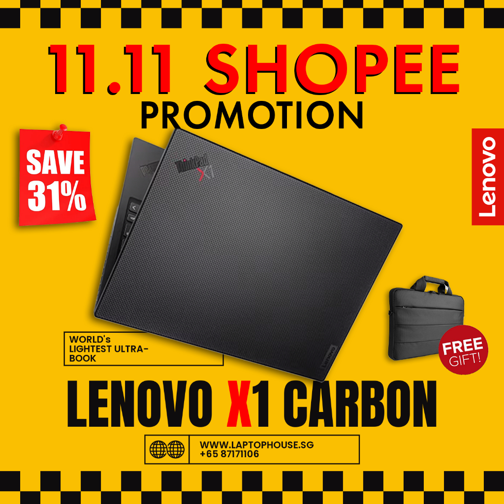 Laptops Lenovo ThinkPad X1 Carbon Series Lightest Ultrabook