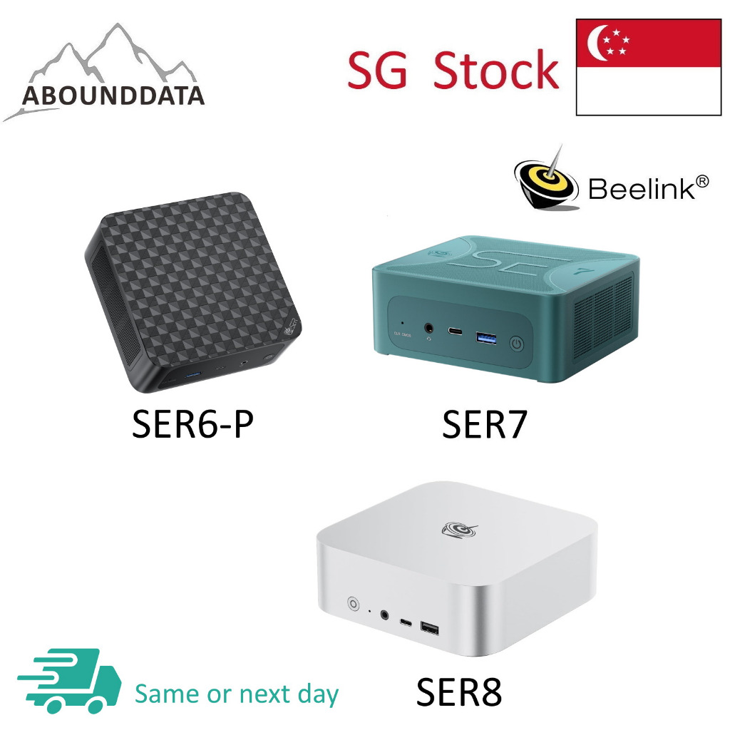Beelink SER8 8845HS, SER7 7840HS, SER6-P 6900HX mini PC