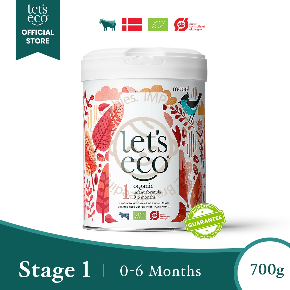 Stage 1 Let's Eco 700g Organic Formula Milk