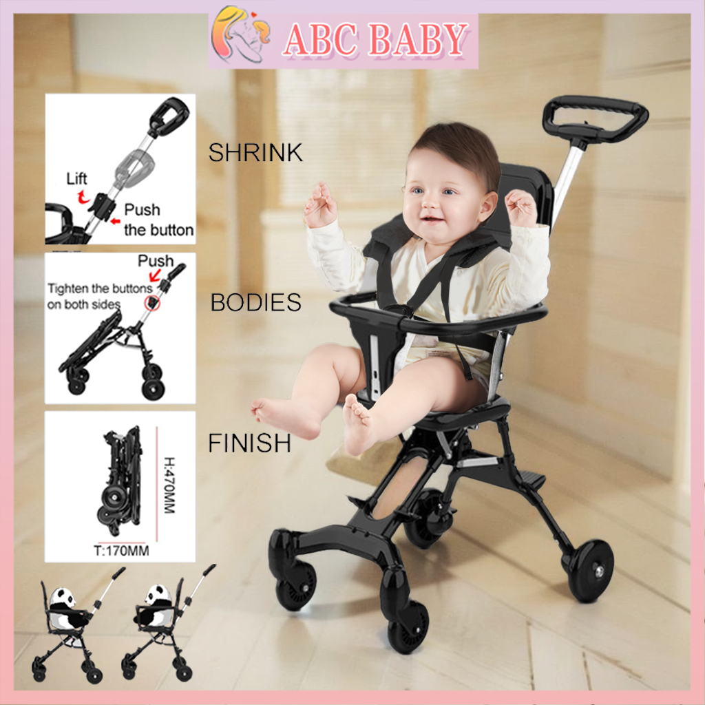 Foldable 2 Way Baby Stroller Magic stroller 4 wheels Ultra lightweight Foldable stroller Magic Kids Stroller Baby Travel