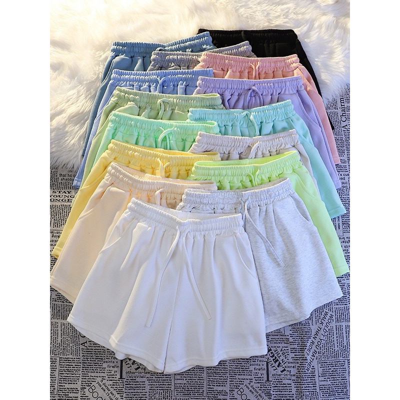 Women casual shorts/ high waist/ Korean style Casual Pocket Shorts/ Women Shorts