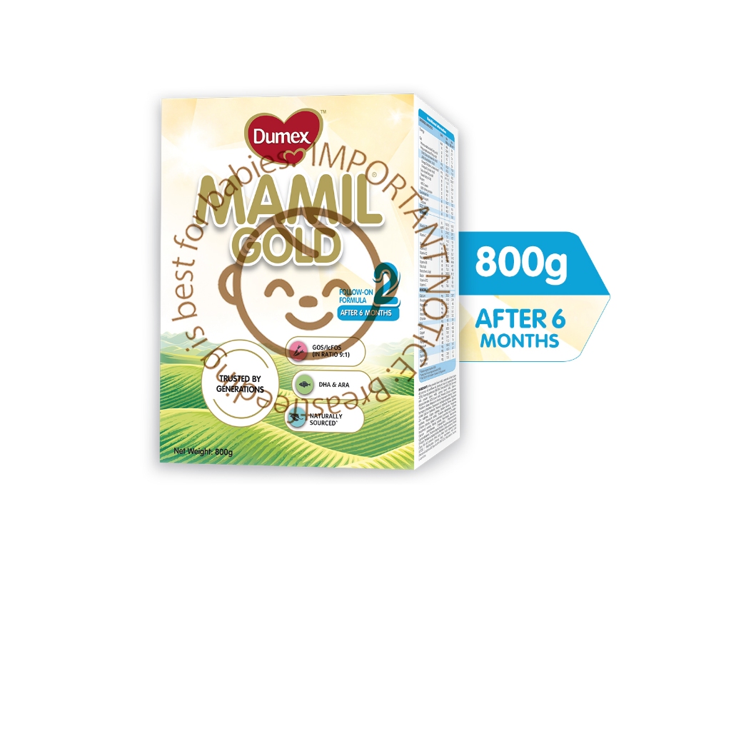 Dumex Mamil Gold Follow-On Formula - Stage 2 (800g)