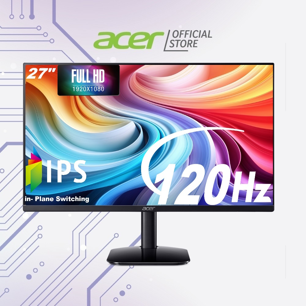 [Top Selling Monitor] Acer KA272 G0 27-Inch FHD IPS Monitor with 120Hz refresh Rate