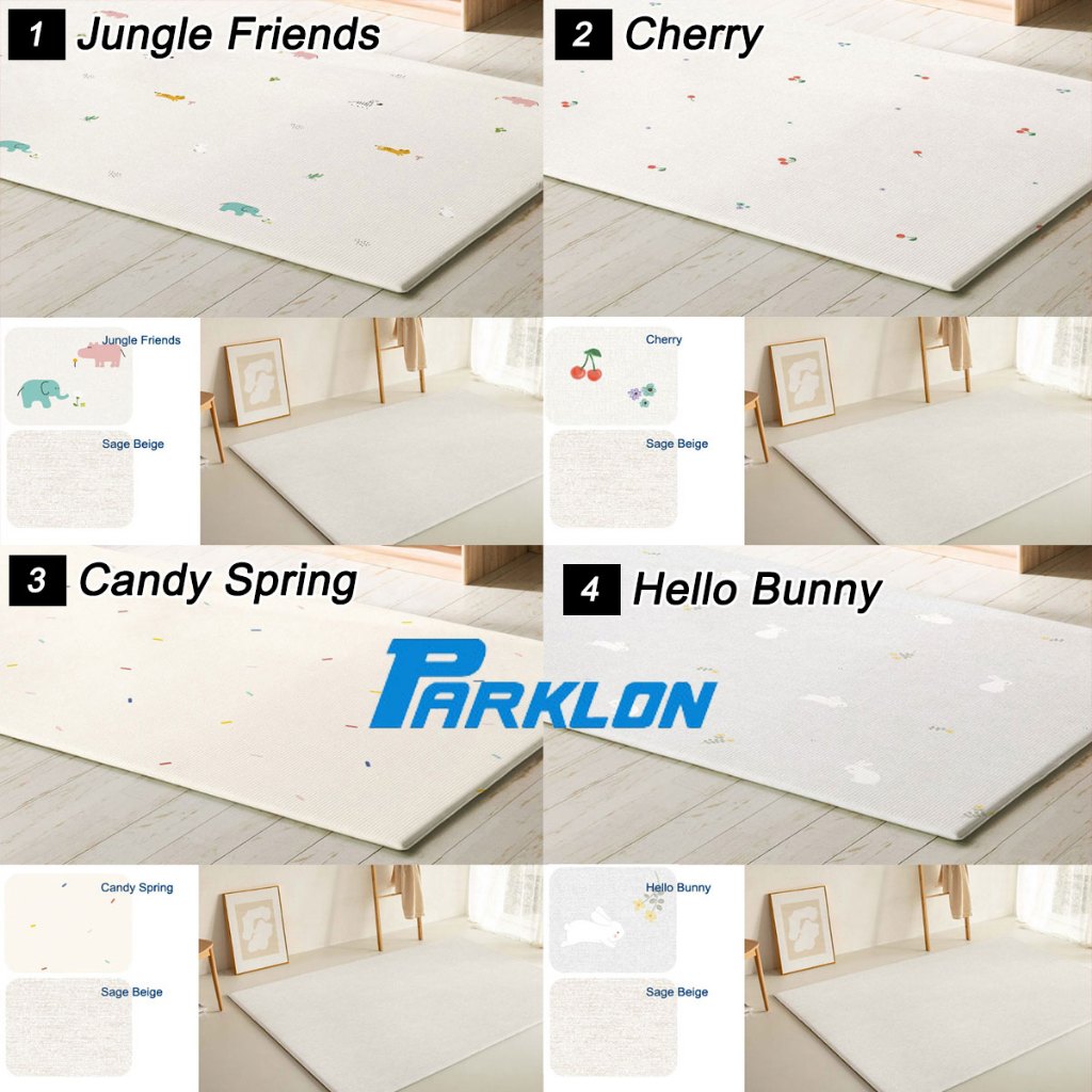 Parklon La Pure Soft Baby Playmat Double Sided 11 Designs Playmat Air Shipping