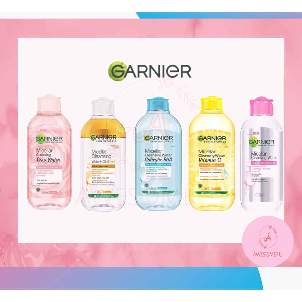Garnier Micellar Water - 125ml / 400ml