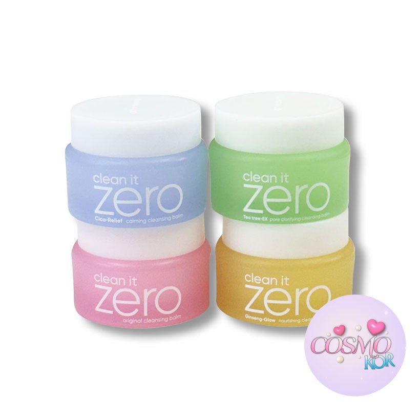 [BANILA CO] Clean it Zero Cleansing Balm Miniature Sample 7ml - Makeup Remover/Face Cleanser - Travel Size