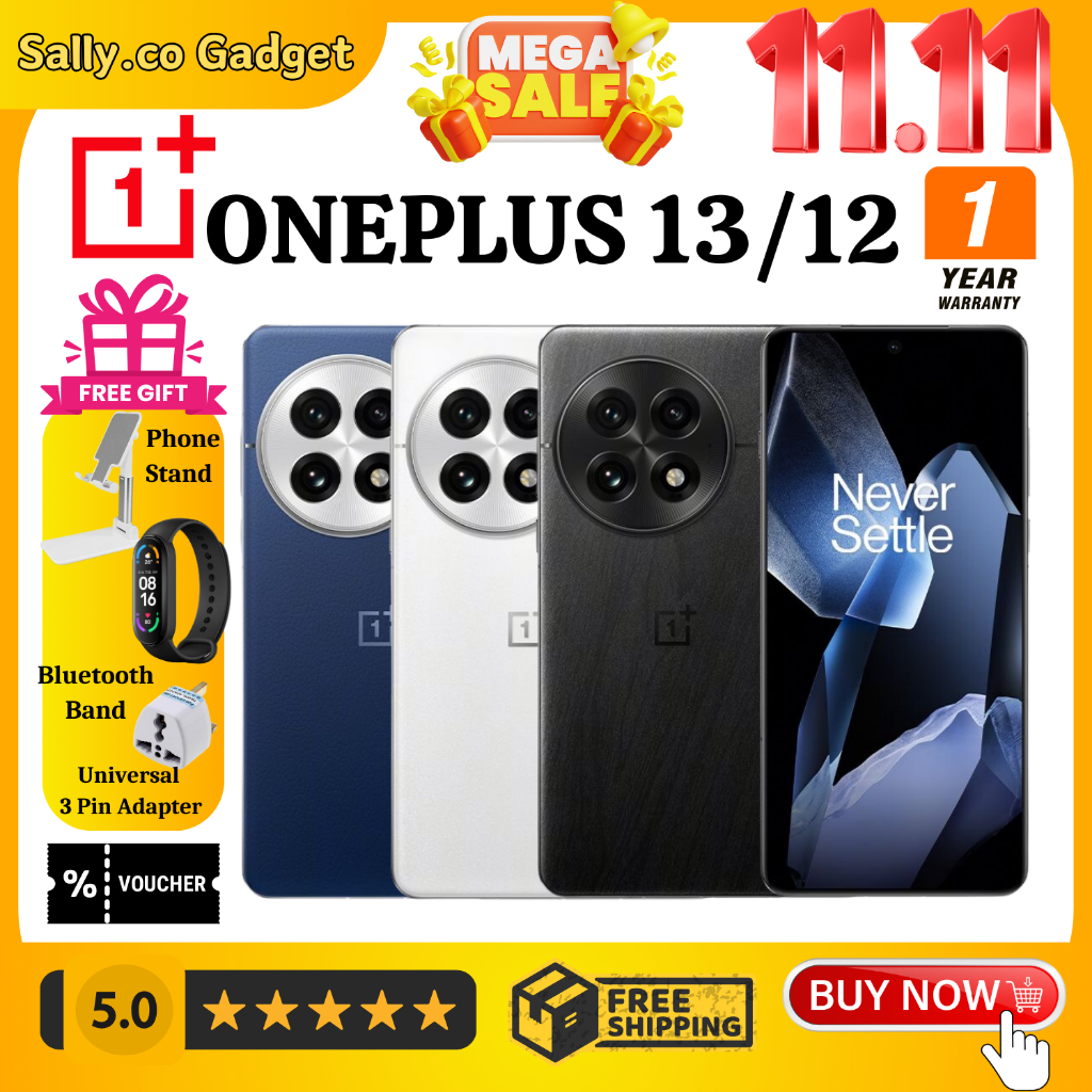 [Ready Stock]OnePlus 13/ 12 OxygenOS Snapdragon 8 Gen 3 Dual SIM CPH 2581 Global/ 1 Year Seller Warranty