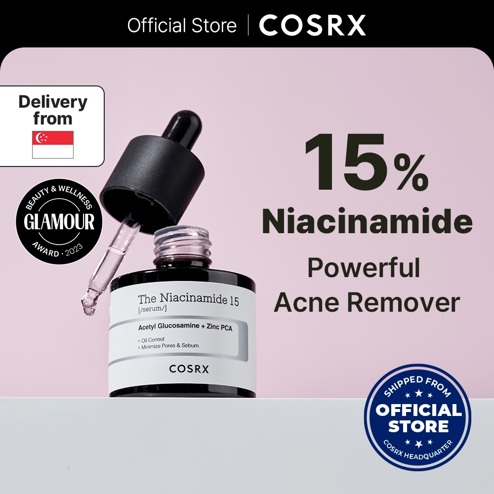 [COSRX OFFICIAL] The Niacinamide 15 Serum 20ml, Niacinamide 15%, Total acne care