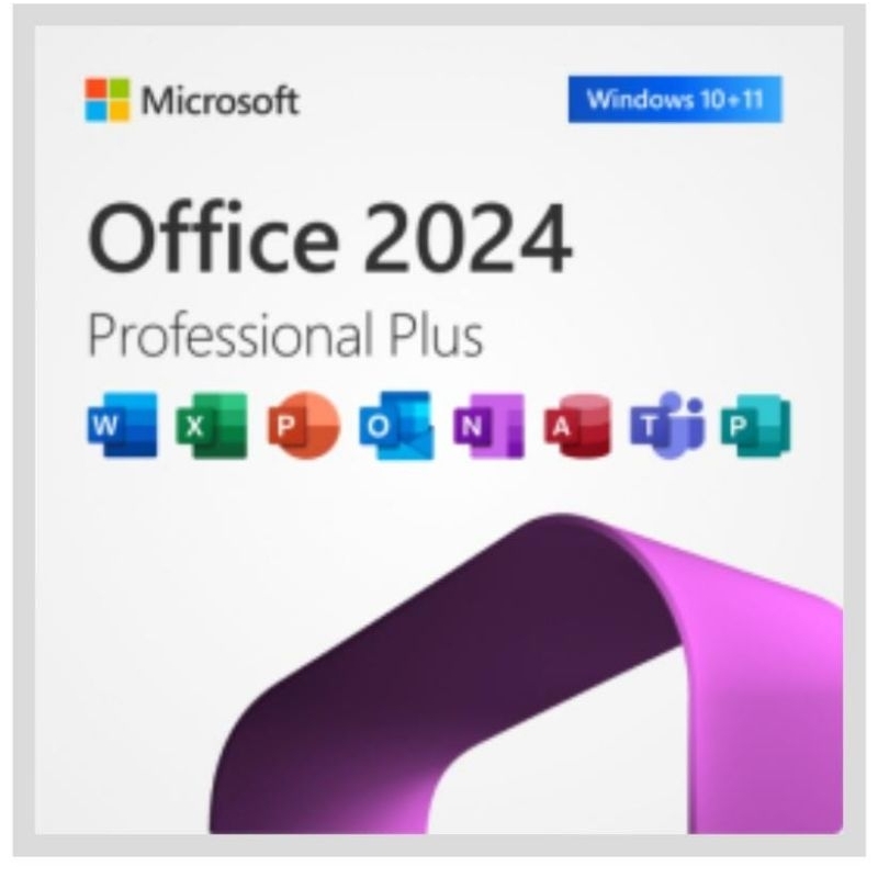 Microsoft Office 2024 PRO PLUS LIFETIME Original License Key for 1 PC Windows 10/11