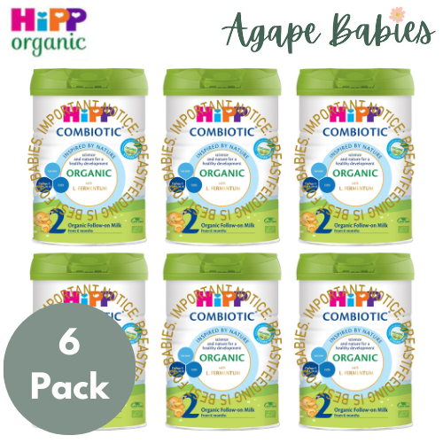 Exp:07/25 [6-Pk] Hipp Combiotic Organic Follow On Milk Stage 2 800gm