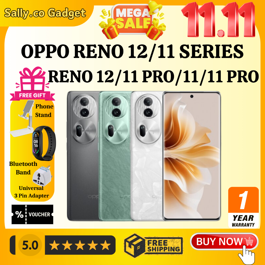 [New]Oppo Reno 12/12 Pro/11/11 Pro Snapdragon 8+ Gen 1 OLED 6.74 inches Screen 4700 mAh Battery 12 Month Seller Warranty