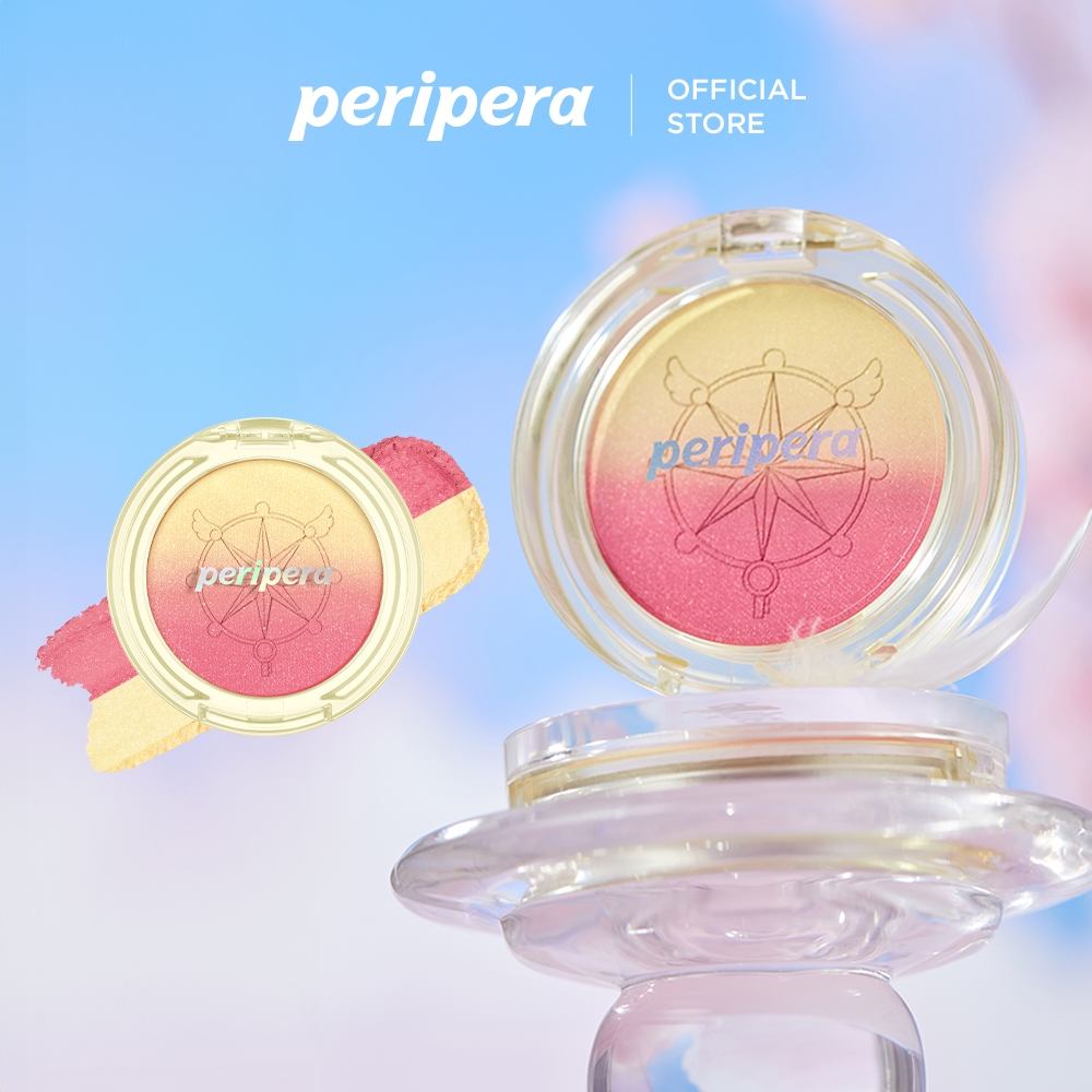 [Peripera] NEW Cherry Collection | Pure Blushed Sunshine & Custom Cheek 4.2g | Cheek blush, Sebum powder, Soft expression