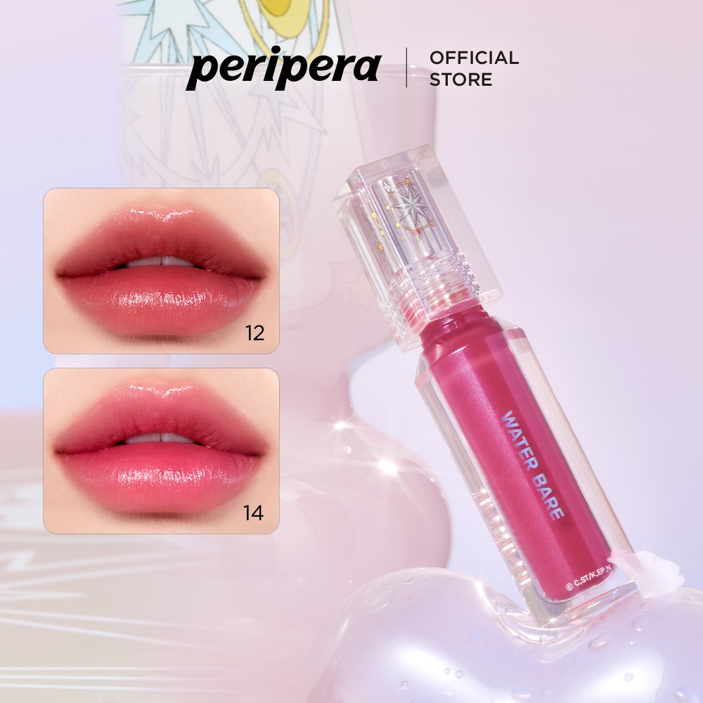 [PERIPERA] NEW Cherry Collection | Water Bare Tint 3.7g (14 Colors, Long-lasting & Non-Sticky Lip tint, 40% hydration moisturizing lip gloss)