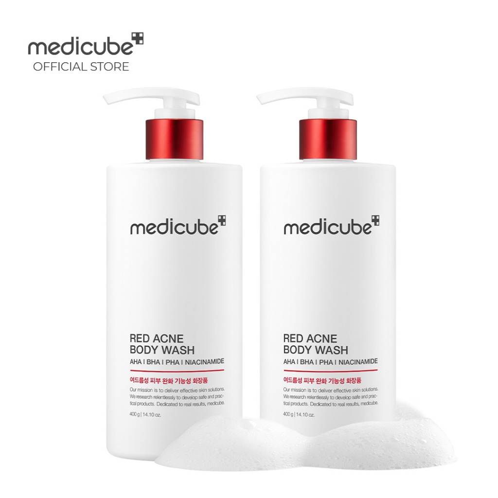 [medicube official] Red Acne Body Wash Duo Set