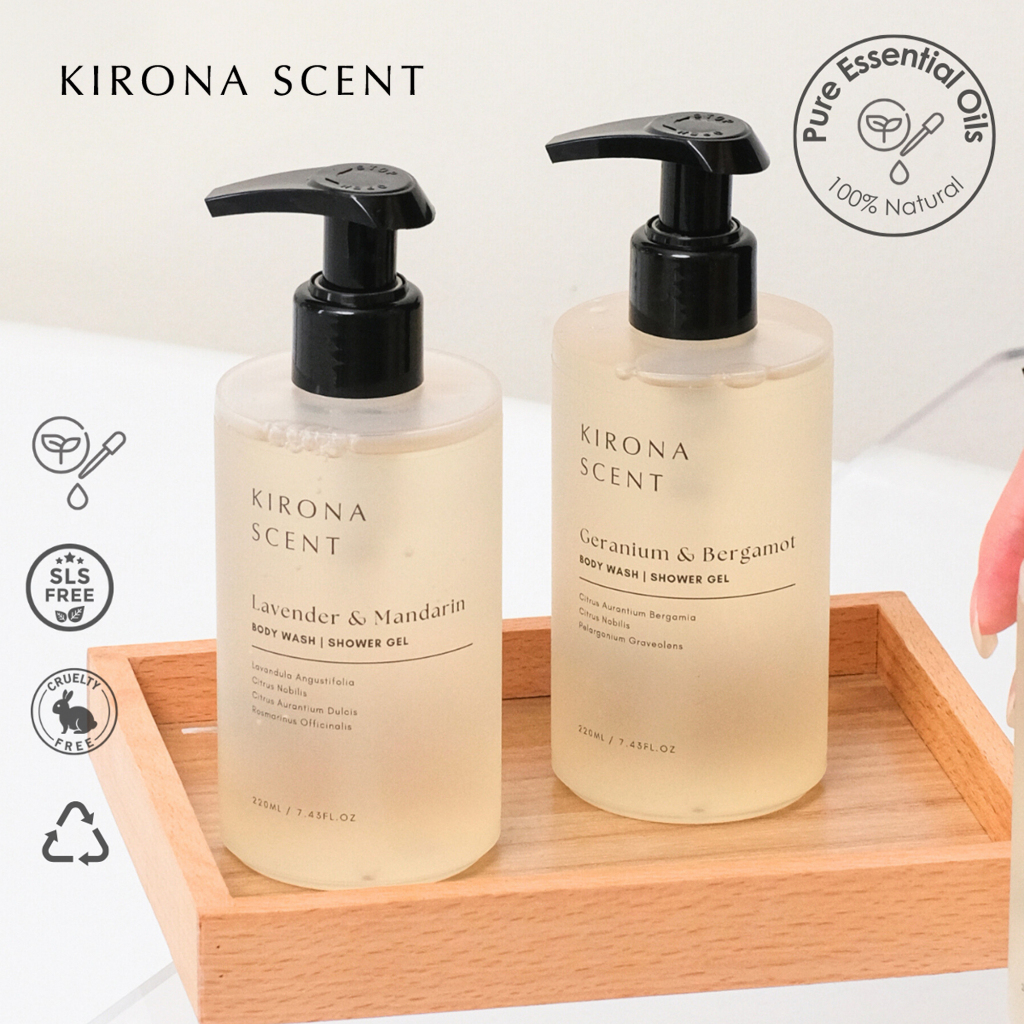 [3.3 Sale] Pure Essential Oil Body Wash Natural Ingredient Hotel Body & Hand Wash Soap All Skin Type
