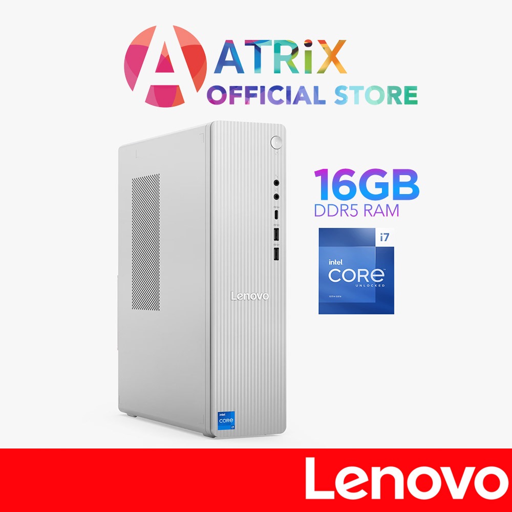 【Free MS Office】Lenovo IdeaCentre Tower 08IRH9 | 90XW0011ST | Intel i7-13620H | 16GB RAM | 1TB SSD | Win11 | 3Y PC
