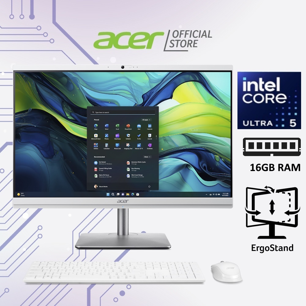 [New Model] [Intel Core Ultra 5] Acer Aspire C27-195ES (CU516512) 27