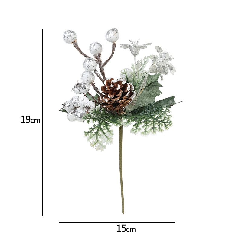 雪松果白果銀花