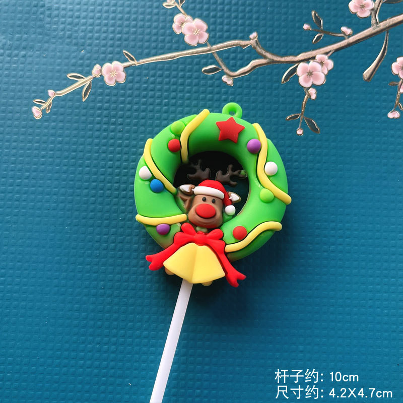 軟膠插飾❰麋鹿花圈❱(1個),數量請以選項為主