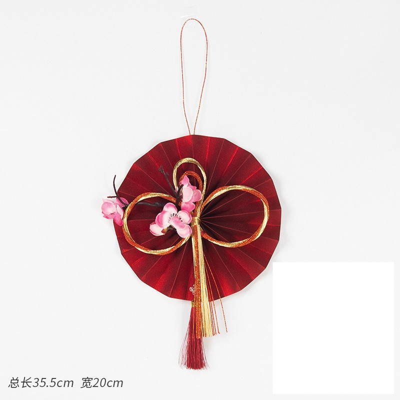 水引飾❰紅扇．花語❱