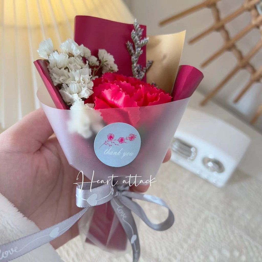 紅康乃馨(A款),提袋等配件可至加購區選購