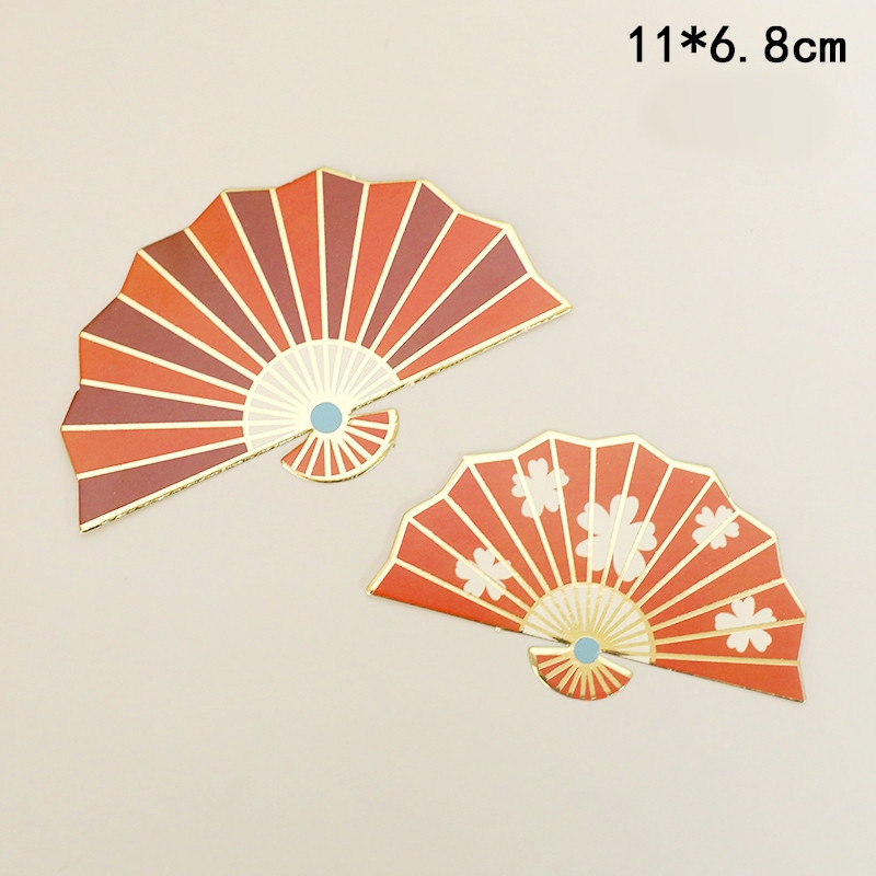 紅金扇紙卡(10個)