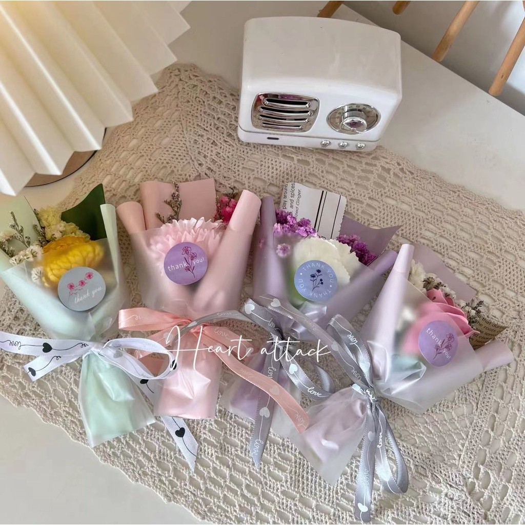 台灣現貨【迷你香皂花束】玫瑰康乃馨向日葵 小巧送禮不負擔 畢業生日告白 畢業花束 謝師禮物 生日禮物