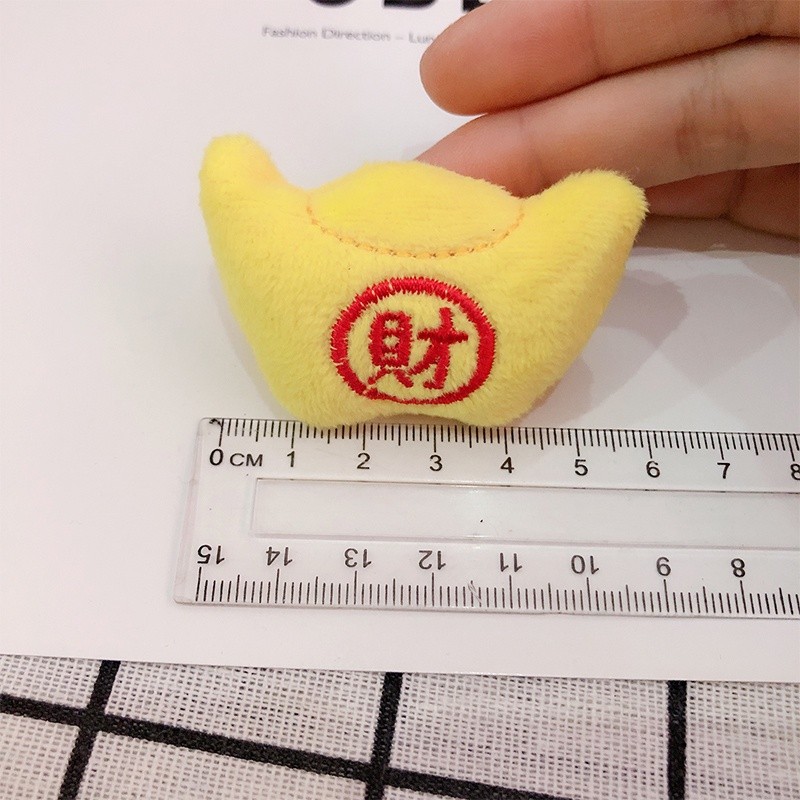新年刺繡胸針❰財元寶❱,價錢為1個的價格