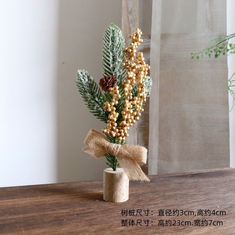金果串麻質緞帶