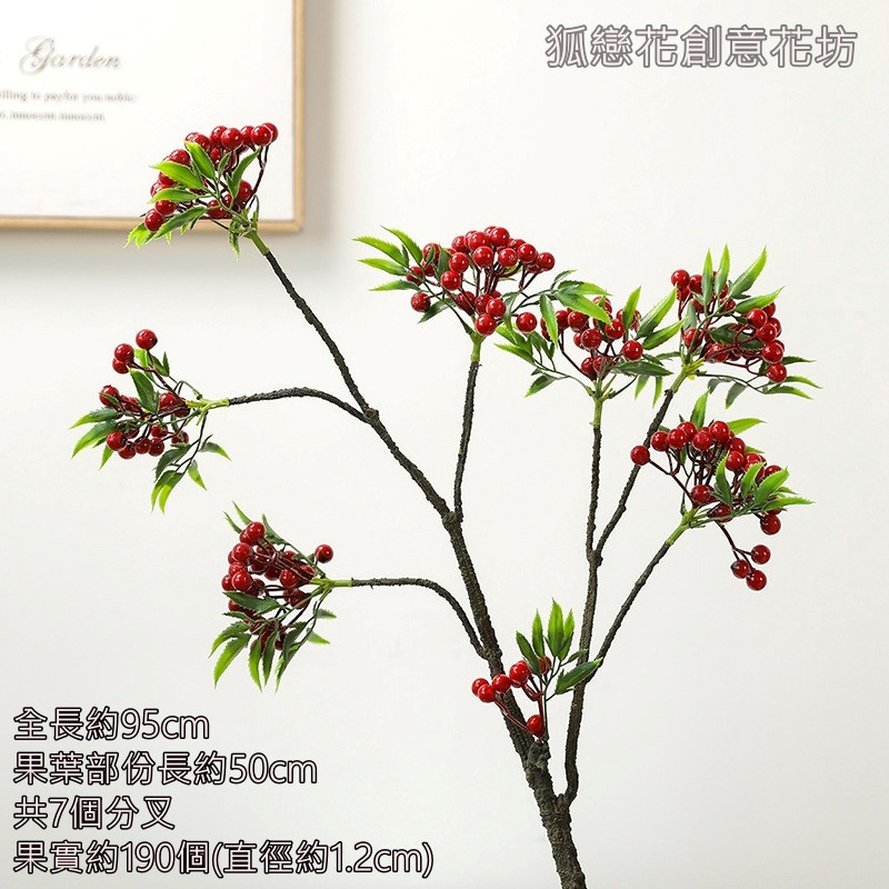 長枝分叉冬青(大紅色)