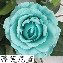 <蒂芬妮藍>12cm大玫瑰4朵