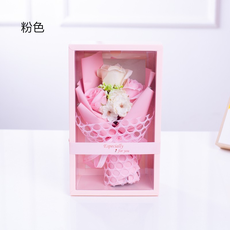 粉色櫻花玫瑰(禮盒款)