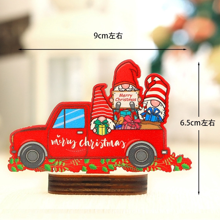 卡通擺件❰汽車聖誕老人❱
